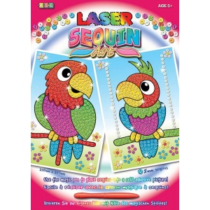 Мозаїка з паєток Sequin Art Laser Папуги (SA1319)