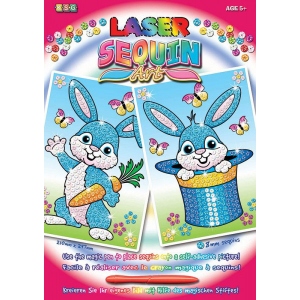 Набір для творчості з паєток Sequin Art Laser Кролики (SA1320)