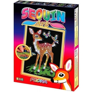 Набір для творчості з паєток Sequin Art Оленя Фіона Red (SA0710)