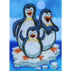 Набір для творчості з паєток Sequin Art Пінгвіни Пепіно Red (SA1503)