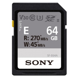 Карта пам'яті Sony SDXC 64GB C10 UHS-II U3 Entry (SFE64A.ET4)
