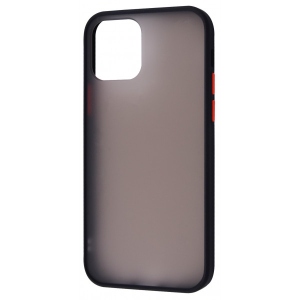 Чохол для смартфону Shadow Matte Case (PC+TPU) iPhone 12/12 Pro black