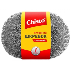 Губка для миття посуду металева Chisto 1 шт. (4823098407669)