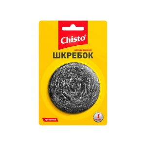 Губка для миття посуду металева Chisto 1 шт. (4823098407652)