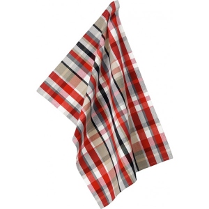 Рушник кухонний Kela Tabea Karo 70х50 см Red (11733)