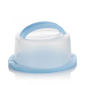 Ємність для зберігання торта Kela Deli Blue 38х17 см (12176) в Україні