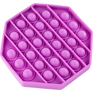Уцінка - Стретч-антистрес Sibelly Pop It Mono Octagon Violet (SB-PPIT-OCT-VLT)