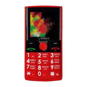 Мобільний телефон Sigma mobile Comfort 50 Solo Red