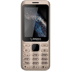 Мобільний телефон Sigma mobile X-style 33 Steel Dual Sim Gold в інтернет-магазині