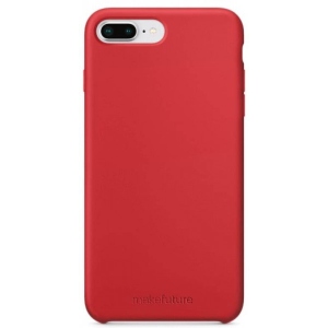 Чохол для смартфону MakeFuture Apple iPhone 7 Plus/8 Plus Silicone Red (MCS-AI7P/8PRD)