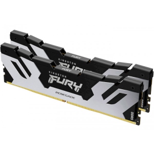 Память DDR Kingston Fury Renegade Silver/Black DDR5-6000 64GB (2x32GB) CL32-38-38 1.35V XMP (KF560C32RSK2-64)