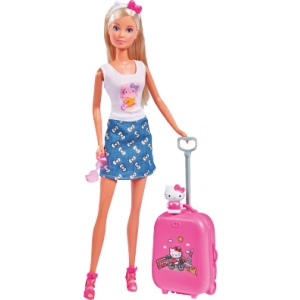 Модельна лялька набір Steffi Штеффі Hello Kitty "Весела подорож" з аксес., (9283012)
