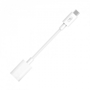 Перехідник аудіо SkyDolphin OT02 OTG USB Type-C - USB (M/F) White (ADPT-00018)
