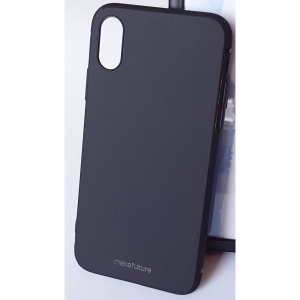 Чохол для смартфону MakeFuture Skin Case Apple iPhone XS Black (MCSK-AIXSBK)