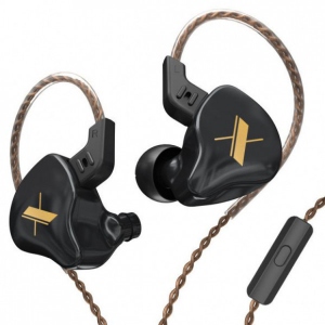 Навушники вкладиші дротові Knowledge Zenith EDS Black Mic