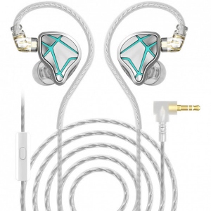Навушники вкладиші дротові Knowledge Zenith ESX Silver Mic