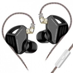 Навушники вкладиші дротові Knowledge Zenith Zenith ZVX Mic Black
