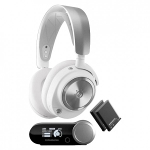 Гарнітура бездротова ігрова SteelSeries Arctis Nova Pro Wireless White (61524)