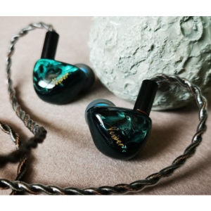 Навушники вкладиші дротові Queen of Audio Vesper Jade Green