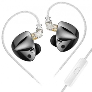 Навушники вкладиші дротові Knowledge Zenith Zenith D-FI (Tunable Version) Mic Black