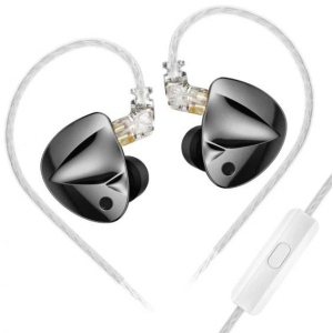 Навушники вкладиші дротові Knowledge Zenith Zenith D-FI (Standard Version) Mic Black