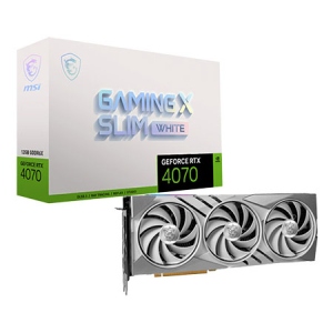 Відеокарта MSI NVIDIA RTX 4070 (RTX 4070 GAMING X SLIMWHITE12G)