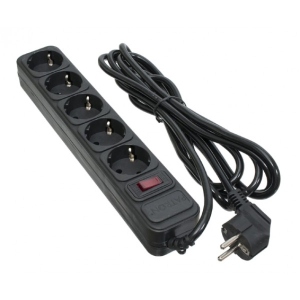 Мережевий фільтр Patron 5 р 3 м Black (SP-1053) купити