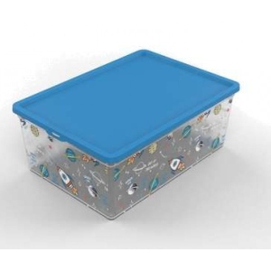 Короб для зберігання Qutu Light Box з/к Space Fun 10 л
