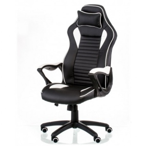 Крісло для геймерів Special4You Nеro black/white E5371