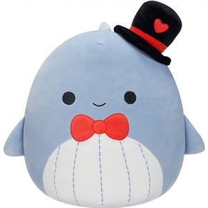 М'яка іграшка герой SQUISHMALLOWS СИНІЙ КИТ САМІР 13 см (SQVA00806)