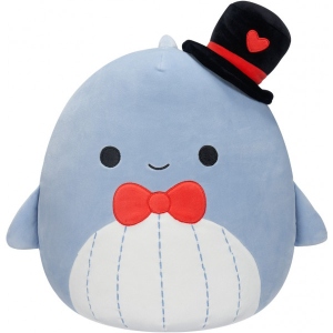 М'яка іграшка герой SQUISHMALLOWS СИНІЙ КІТ САМІР 19 см (SQVA00838)