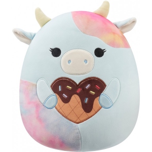 М'яка іграшка герой SQUISHMALLOWS КОРІВКА КАЕДІЯ 19 см (SQVA00861)