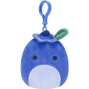 М'яка іграшка брелок SQUISHMALLOWS ЧОРНИЦЯ БЛУБІ (9 cm) (SQCP00147)