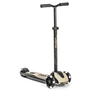 Триколісний самокат Scoot&Ride Highwaykick-5 з колесами що світяться Світло-сірий (SR-190117-ASH)