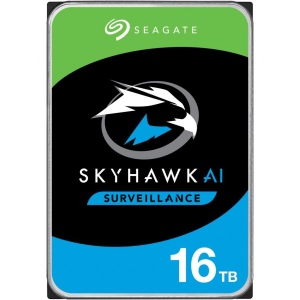 Жорсткий диск внутрішній Seagate SkyHawk Al HDD 16 TB 7200 rpm 256 MB (ST16000VE002) 3.5" SATAIII