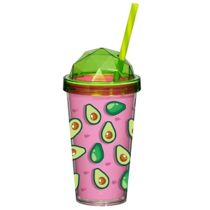 Склянка з трубочкою Herevin Avocado 0.54 л (161349-001)