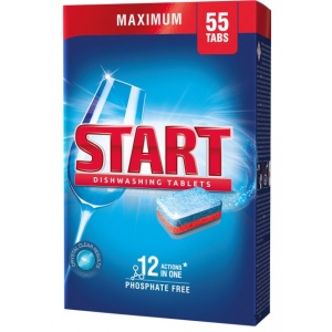 Таблетка для посудомийної машини Start MAXIMUM 55 шт