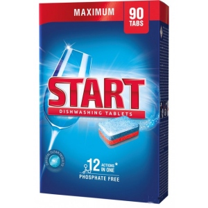 Таблетка для посудомийної машини Start MAXIMUM 90 шт