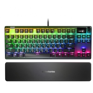 Клавіатура дротова ігрова SteelSeries Apex 7 TKL Red Switches (64646)