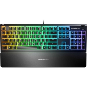 Клавіатура дротова ігрова SteelSeries Apex 3 RU (64805)