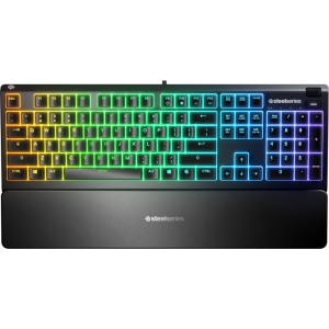 Клавіатура дротова ігрова SteelSeries Apex 3 UA (64795)