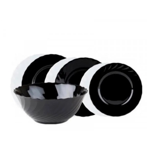 Столовий сервіз Luminarc Trianon Black&White 19 пр. (G8733)