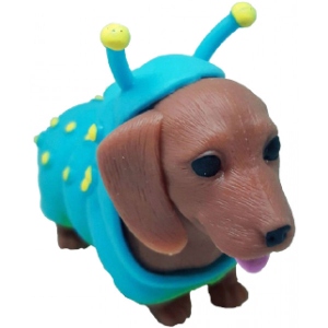 Стретч-антистрес Dress your Puppy S1 - Цуценятко в костюмчику (такса-гусінь) (0222-4)