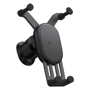 Тримач для мобільного пристрою Baseus Stable Gravitational Car Mount Pro 15W Black (SUWX030001)