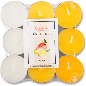 купити Свічка чайна Bolsius ароматична Sensilight 9шт манго
