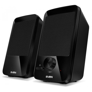 Комп'ютерна акустика компактна 2.0 Sven 312 Black