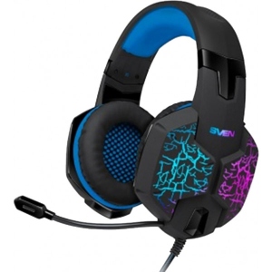 Гарнітура дротова ігрова Sven AP-U980MV Black/Blue