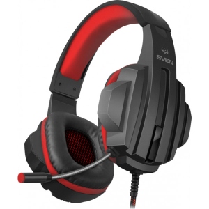 Гарнітура дротова ігрова Sven AP-G300MV Black-Red