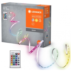 Світлодіодна стрічка Ledvance FLEX 14W 1300Lm 5M RGB 3000K RC (4099854095443)