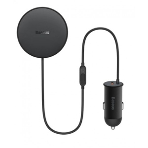Тримач для мобільного пристрою Baseus CW01 MagneticWireless40W White (SUCX040102)